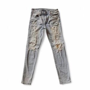 American Eagle Airflex+ Distressed Light Wash Jeans 30x32